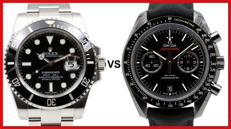 omega vs rolex|rolex submariner vs omega speedmaster.